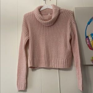 Blush pink pullover sweater